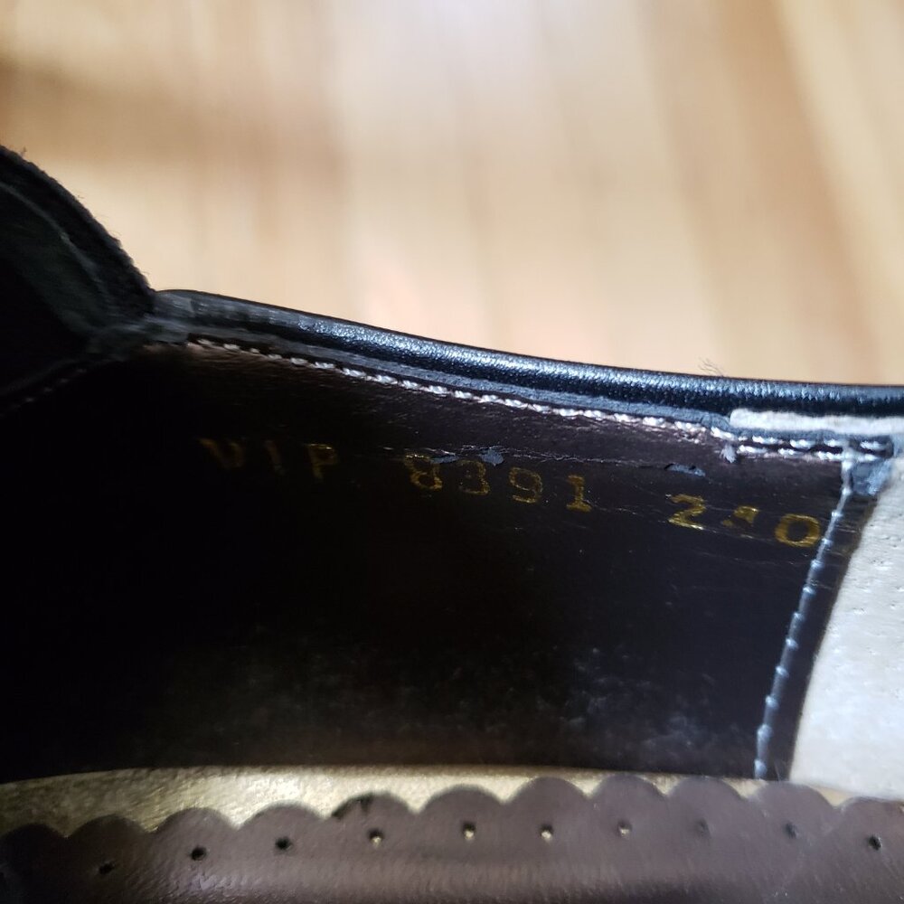 RARE Korean Black Platform Loafers | Deadstock K-Style | BRAND NEW Size 7 - Picture 6 of 9